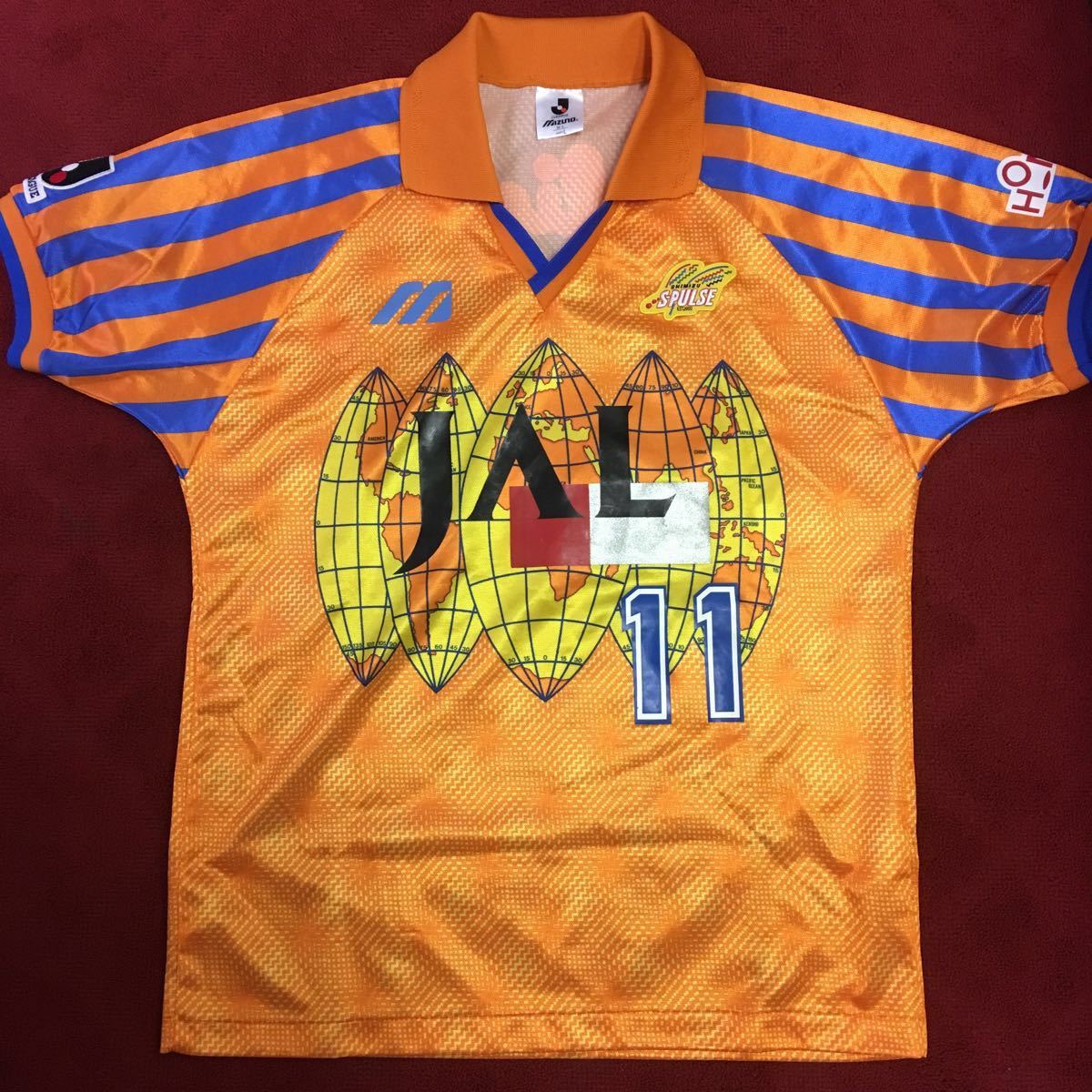 希少】MIZUNO×Jリーグ初代93年/清水エスパルス/awayユニ/No9 【公式通販】