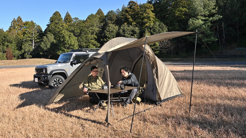 2人キャンプにぴったりな新型テント登場。車載しやすい軽量コンパクト