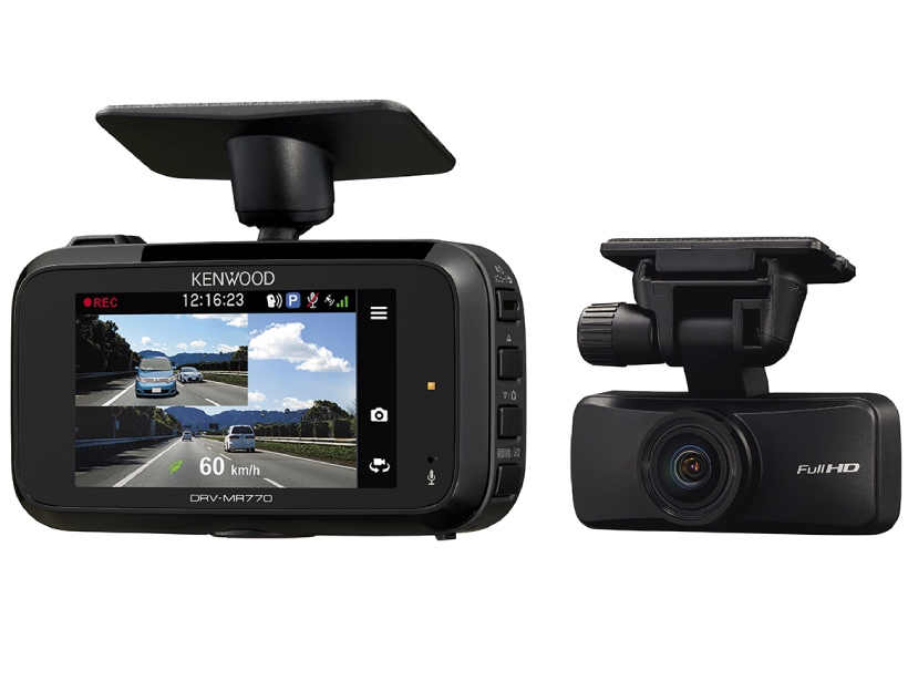 ケンウッド 高精細録画対応 前後撮影対応2カメラドライブレコーダー