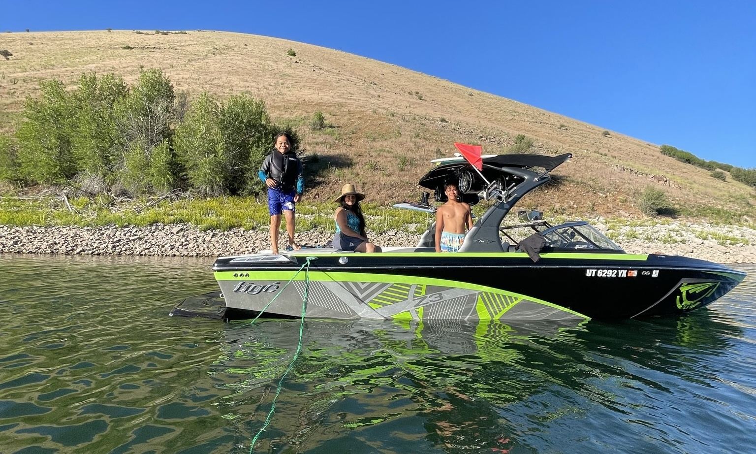 Tige Z3 Wakesurf Boat Rental in Utah | Jordanelle & Deer Creek