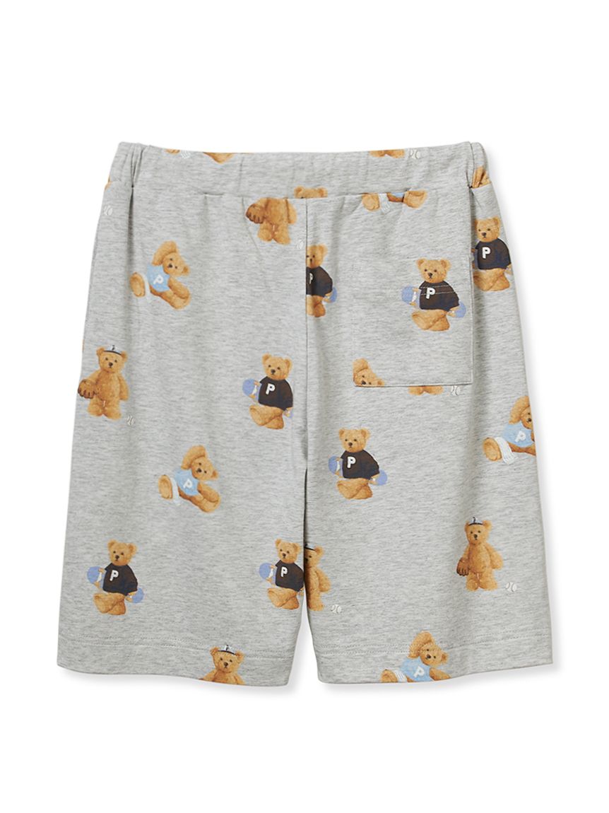 JUNIOR】スポーティーベアワンポイントTシャツ＆総柄ショートパンツ