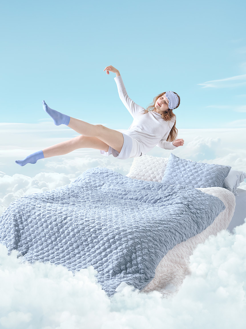 Sleep】くしゅくしゅ 3点セット（シングル）(寝具セット)｜ルーム