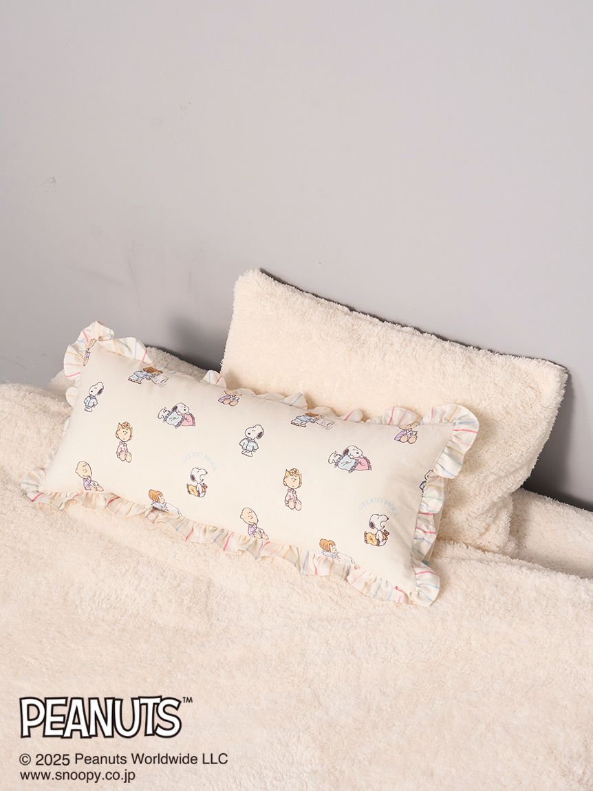 PEANUTS】オリジナルアート 総柄ロングピロー(クッション・グッズ