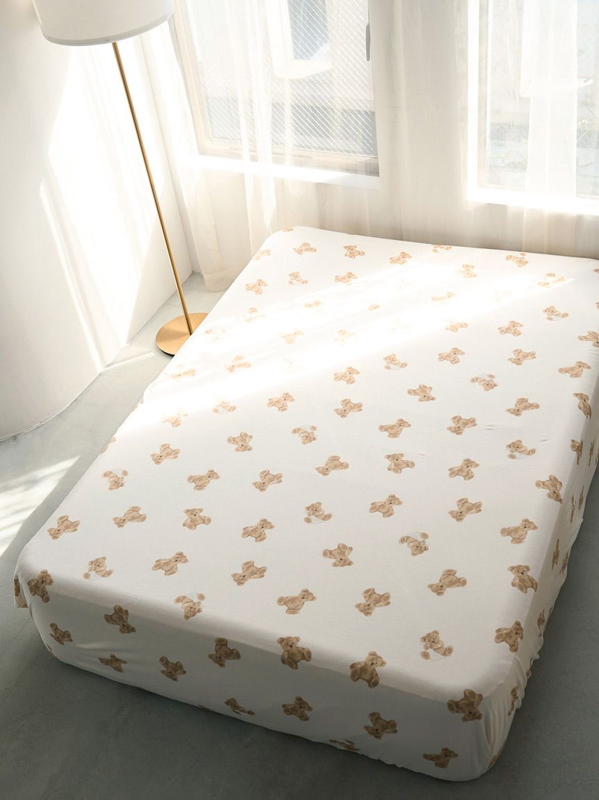 Sleep】ベア柄3点セット（ダブル）(寝具セット)｜ルームウェア