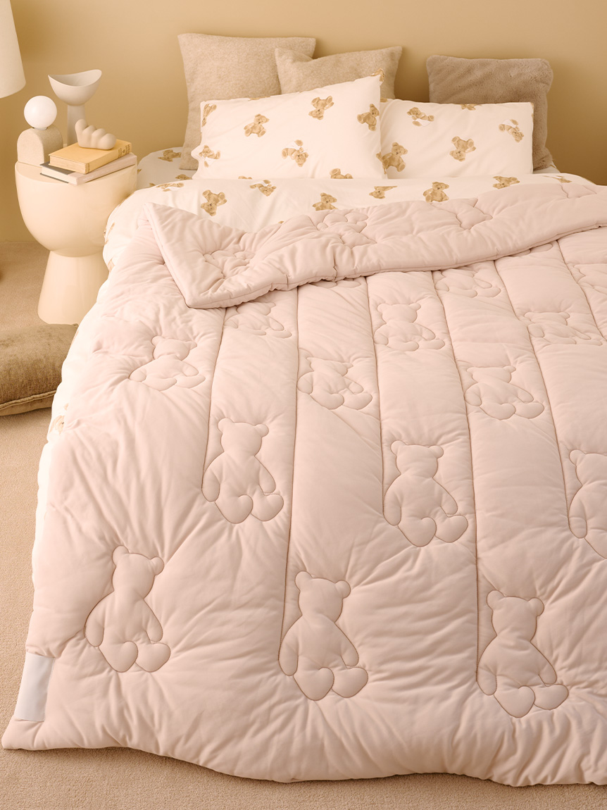 Sleep】ベア柄3点セット（シングル）(寝具セット)｜ルームウェア