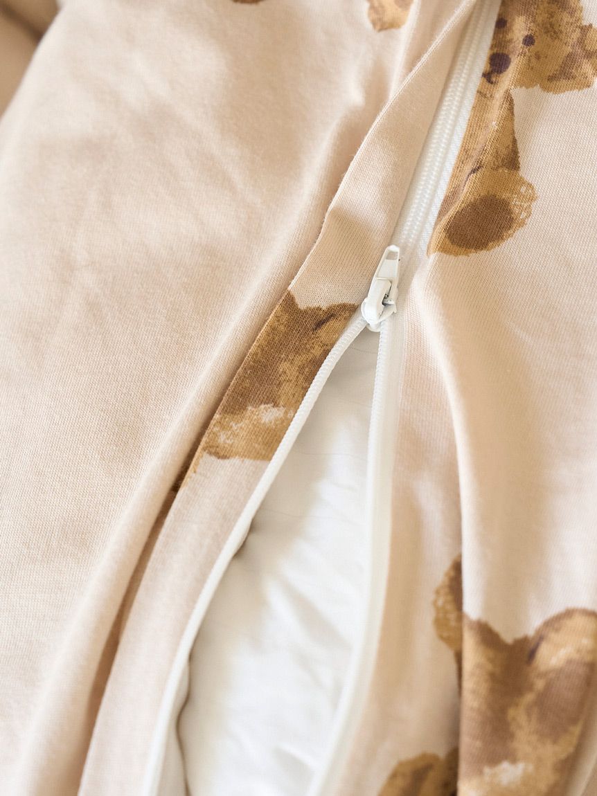 Sleep】ベア柄掛けカバー（ダブル）(掛け布団カバー)｜ルームウェア