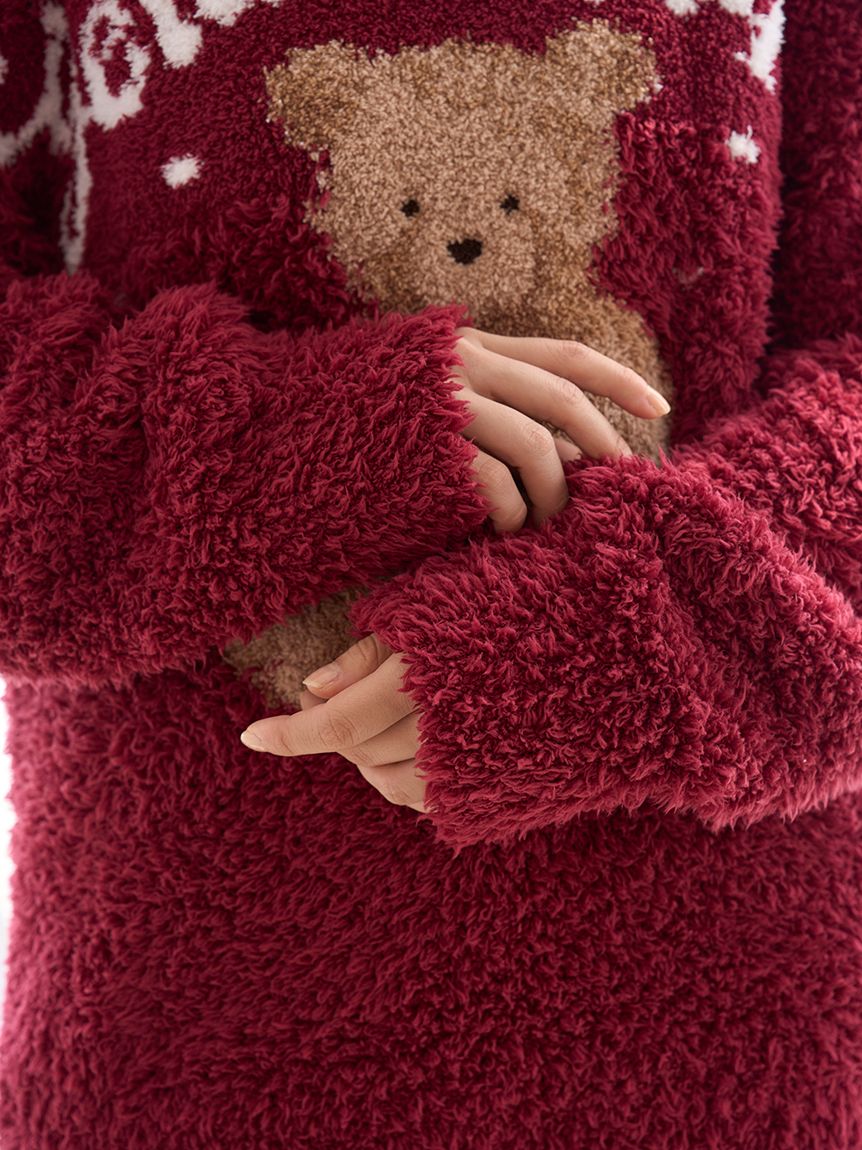 ONLINE限定】【HOLIDAY】ジェラートスノーベアジャガードプルオーバー