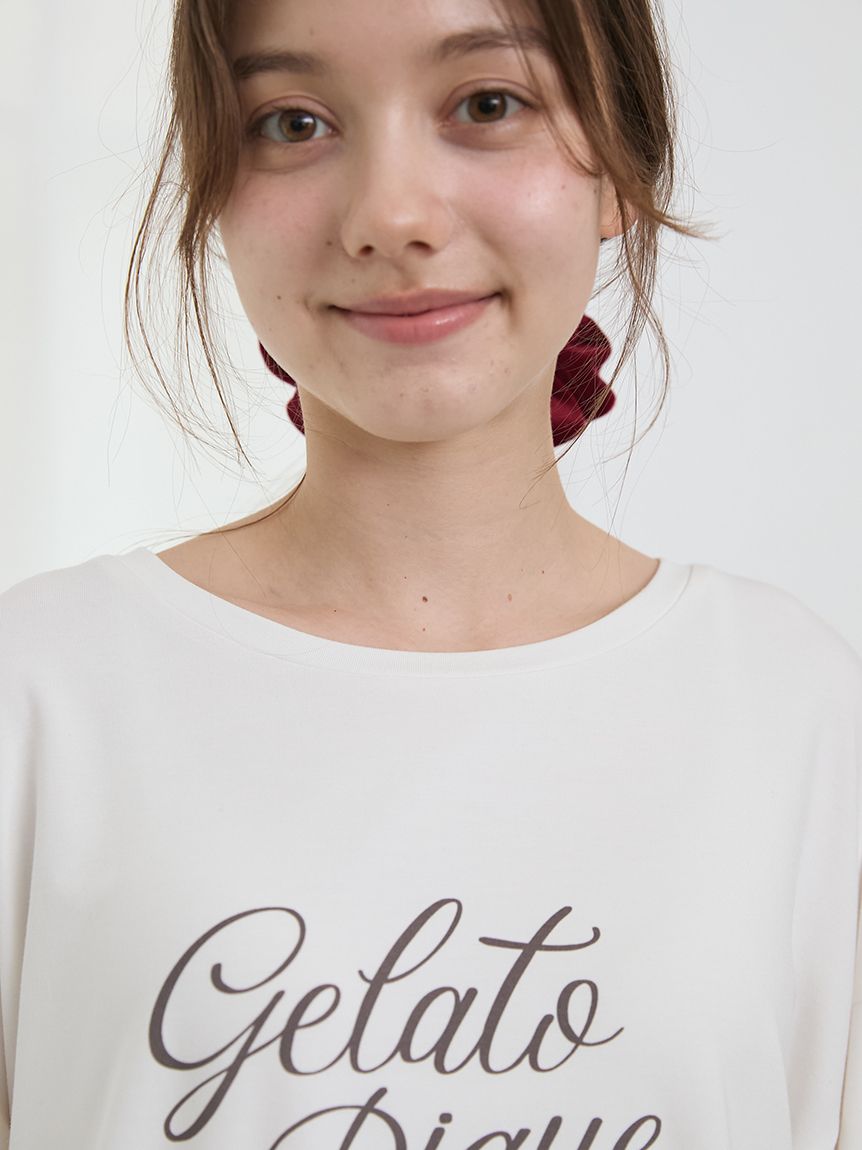 シーズーワンポイントロンT(カットソー・Tシャツ)｜ルームウェア