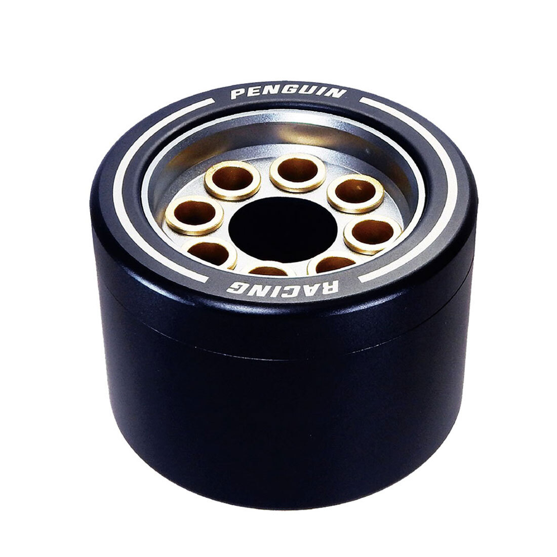 卓上灰皿 ペンギンレーシング・アルミ製灰皿 レーシングタイヤ風 お