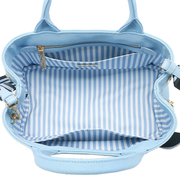 プラダ ハンドバッグ ショルダーバッグ カナパ ブルー レディース