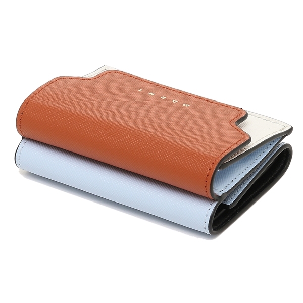 マルニ 三つ折り財布 トランク トリフォールドウォレット ミニ財布