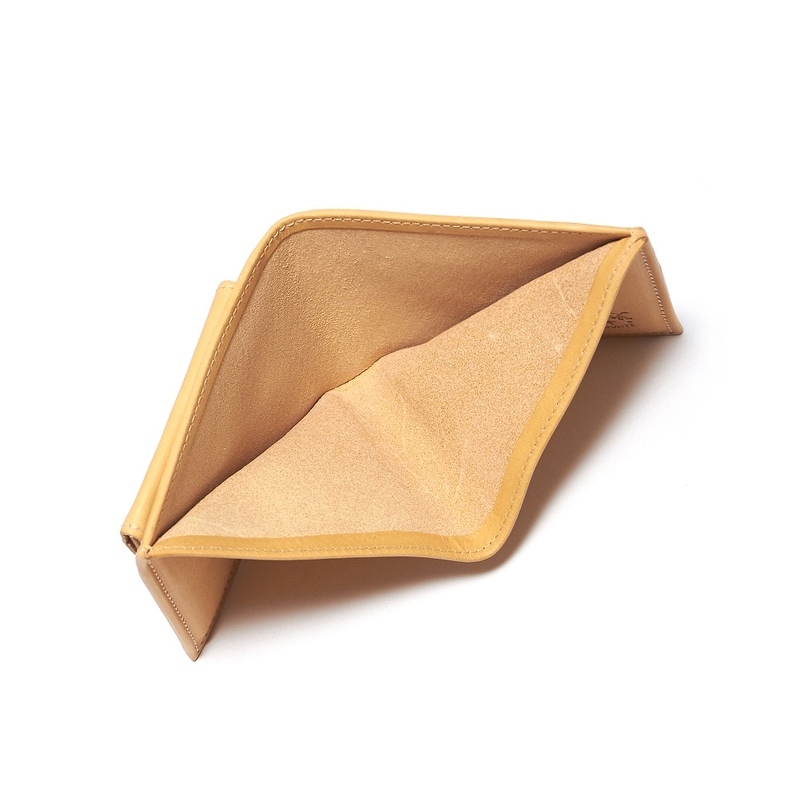 イルビゾンテ IL BISONTE 二つ折り財布 C0487 120 NATURAL 本革