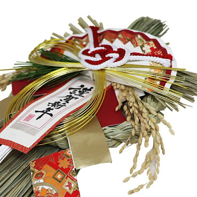 正月飾り しめ縄 福寿 お正月飾り しめ縄飾り しめ縄リース しめ飾り