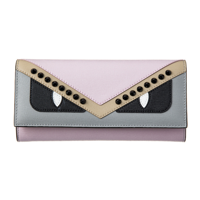 フェンディ FENDI モンスター バッグ バグズ 二つ折り長財布