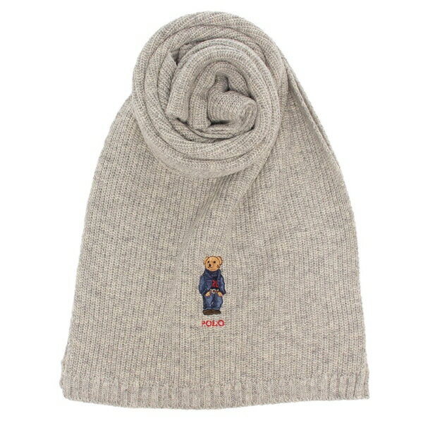 ポロラルフローレン マフラー ソリッド デニム ベア スカーフ ポロベア