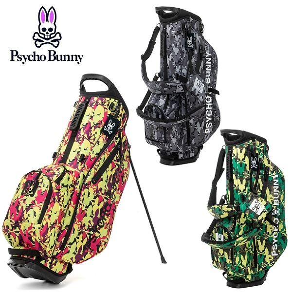 サイコバニー ゴルフ スタンドキャディバッグ LWG CAMO Psycho Bunny