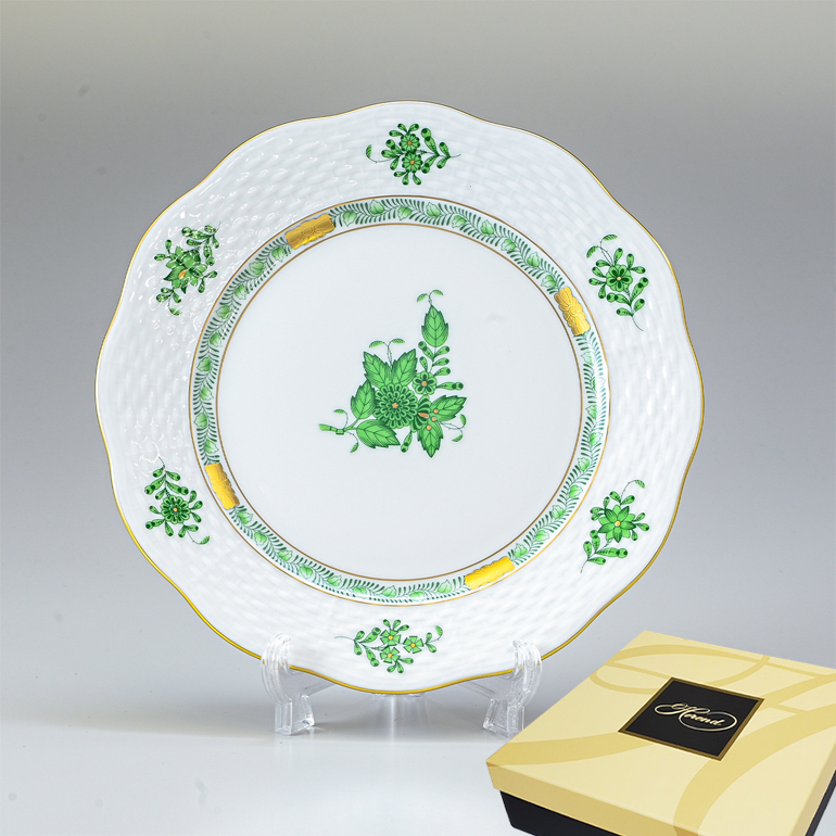 ヘレンド HEREND デザートプレート アポニーグリーン プレート 食器 皿