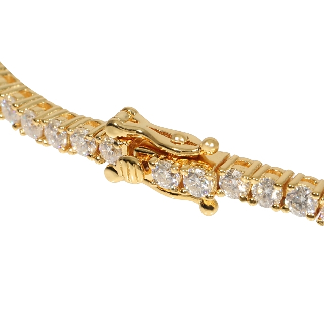 モアサナイト ブレスレット テニスブレスレット .925Silver K18