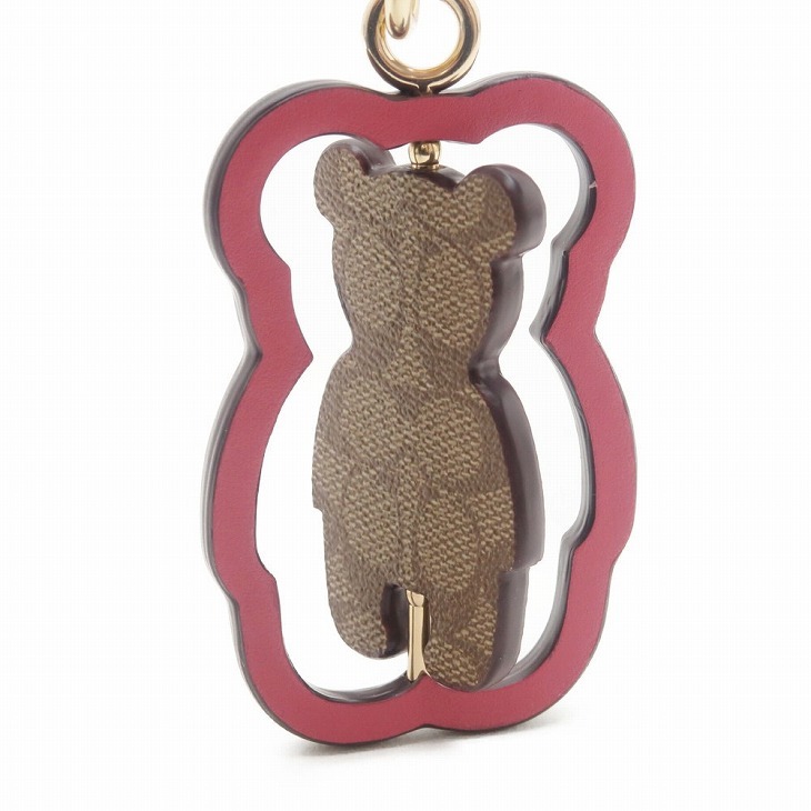 コーチ キーホルダー COACH キーリング くま クマ ベアー C6330IMTJ1