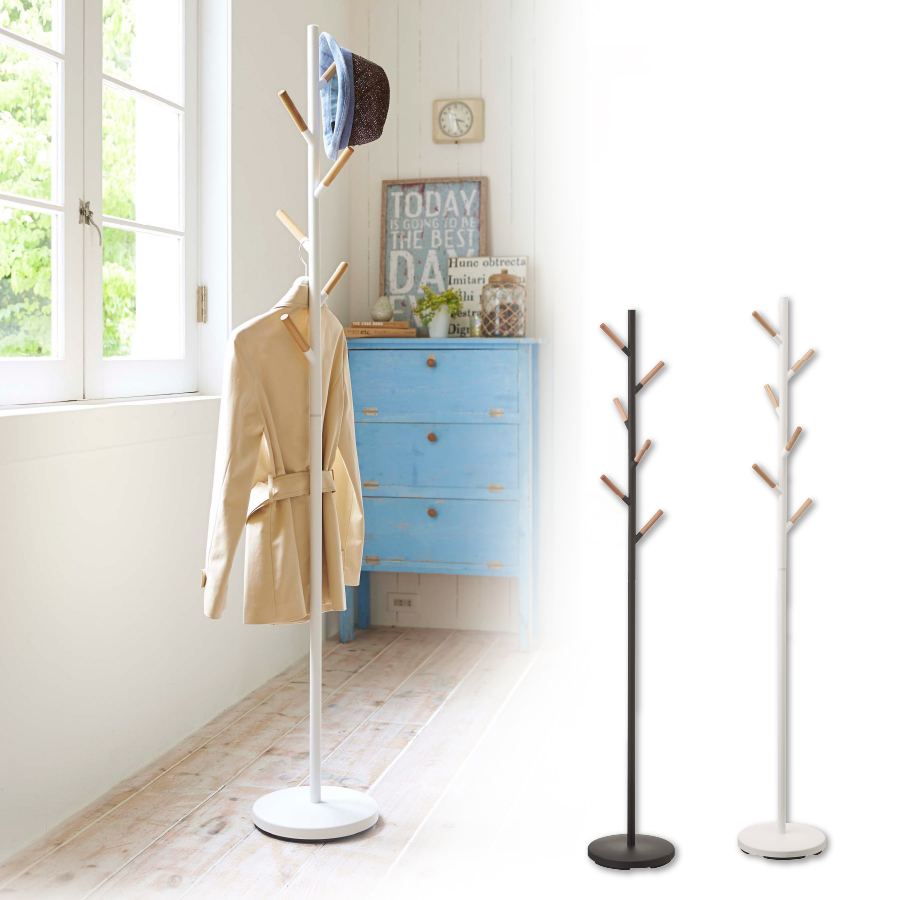 ポールハンガー プレーン 山崎実業 PLAIN コートハンガー 北欧 コート