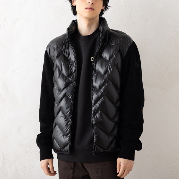 モンクレール カーディガン ボレロ ダウンジャケット コート ブラック