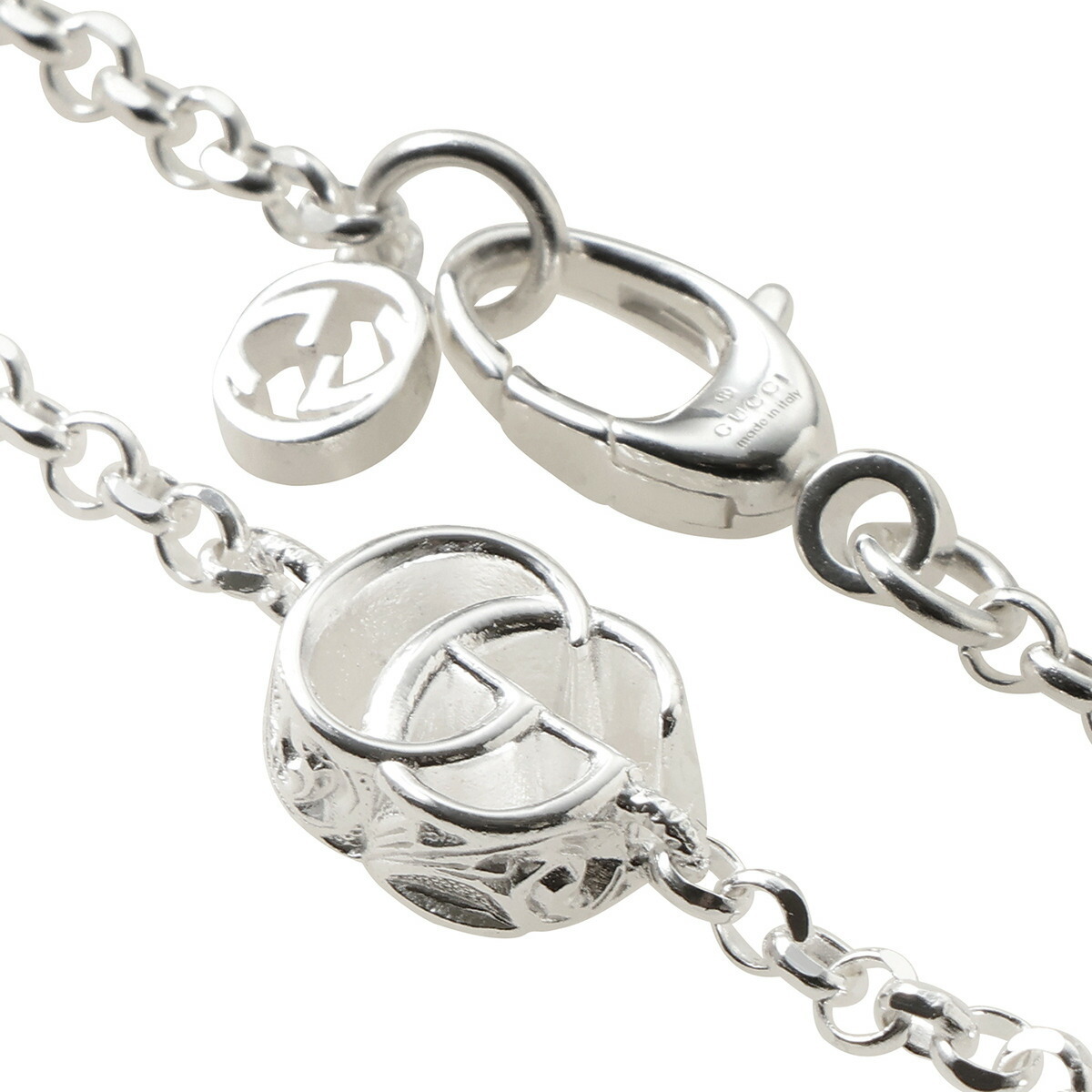 グッチ GUCCI GGマーモント ダブルG ブレスレット シルバー 770756