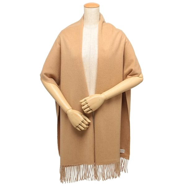 ジョンストンズ ストール マフラー ベージュ ブラウン レディース