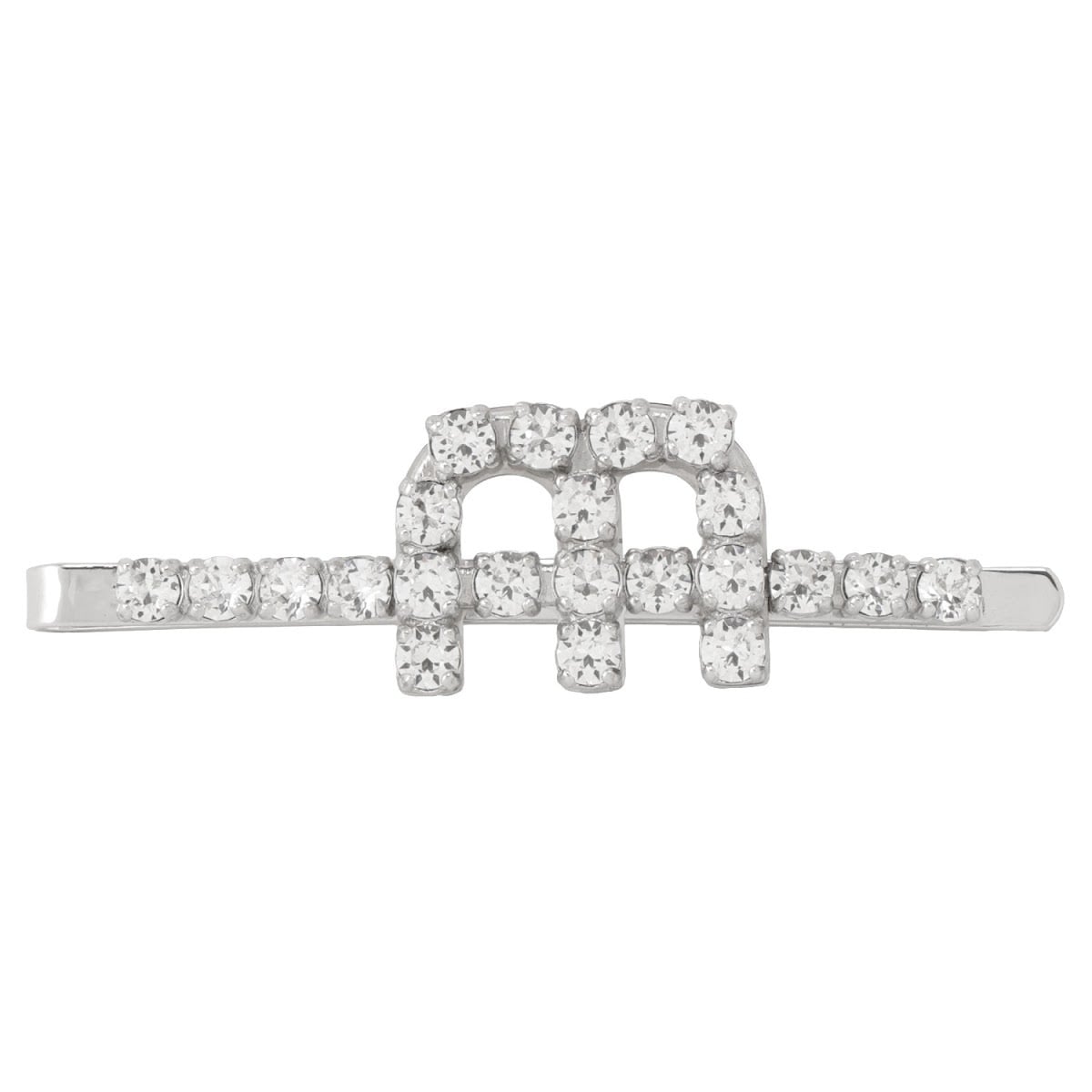 ミュウミュウ MIUMIU ヘアアクセサリー 5JF039 2D4Y F0ZJJ Mロゴ