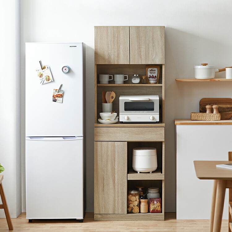 ウッドキッチンキャビネット WKCB-590 キッチンラック 食器棚