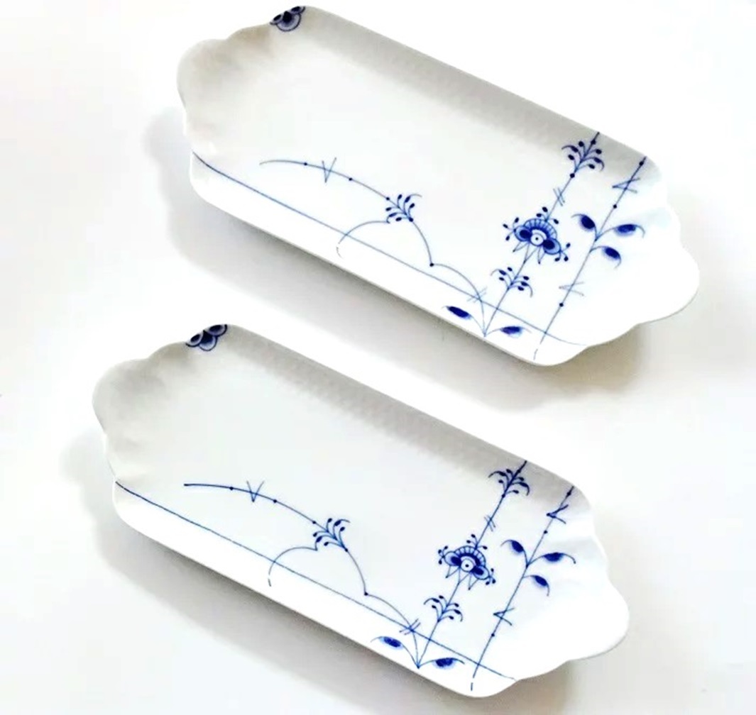 ロイヤルコペンハーゲンROYAL COPENHAGEN ブルーパルメッテ 28センチ