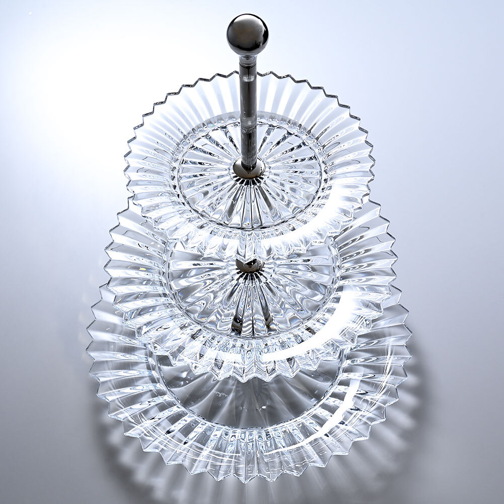 バカラ Baccarat アフタヌーンティー スタンド ケーキスタンド 3段