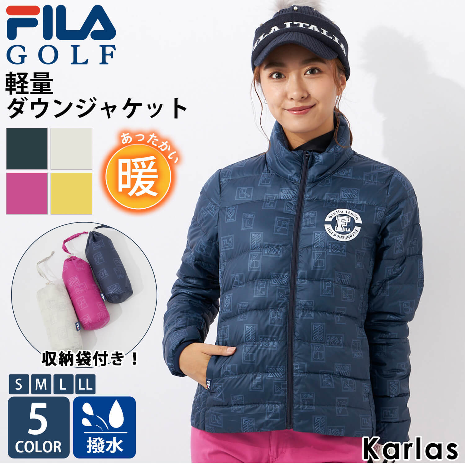 FILA GOLF フィラゴルフ ゴルフウェア レディース ダウンジャケット