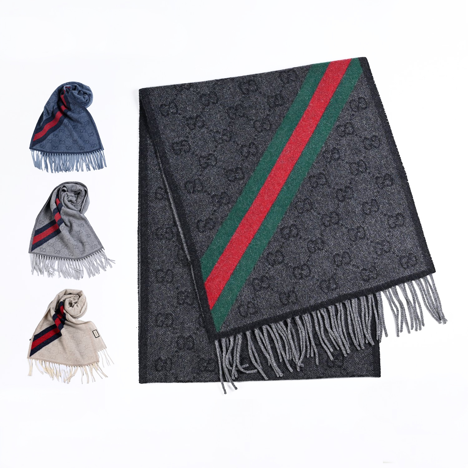 GUCCI グッチ】マフラー ユニセックス ベアー くま ニット アニマル