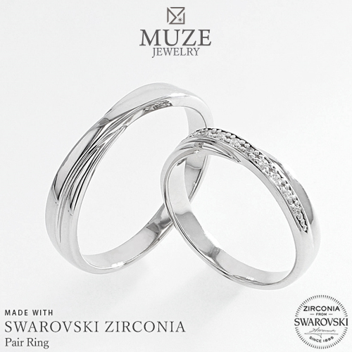 スワロフスキージルコニア使用 ペアリング 結婚指輪 MUZE JEWELRY