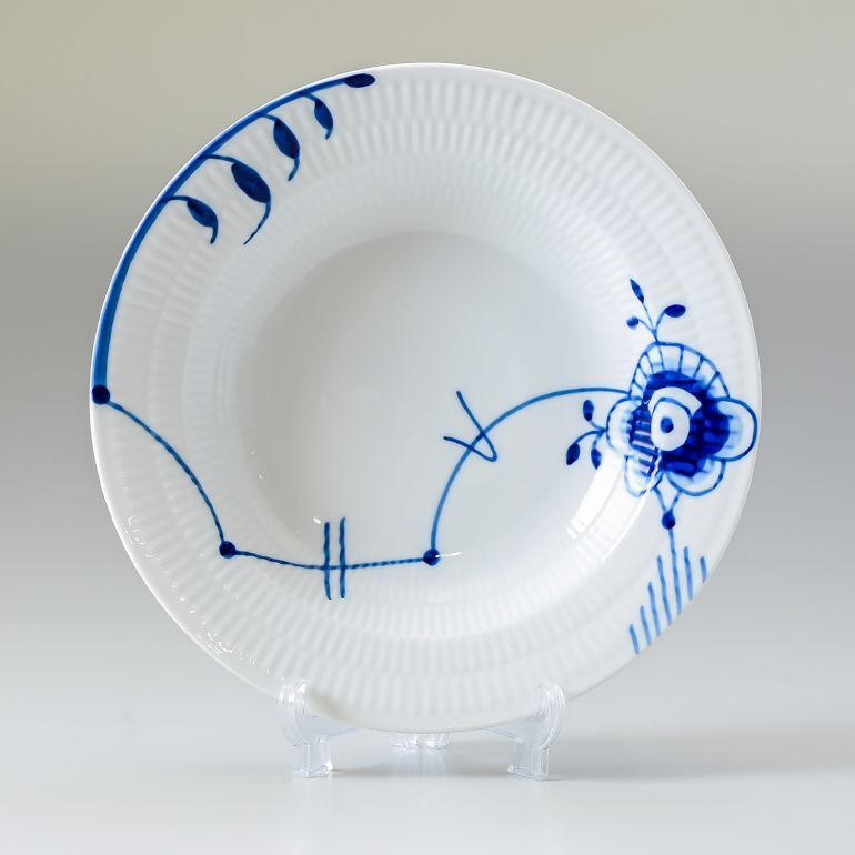 ロイヤルコペンハーゲン プレート 21cm 深皿 パスタ皿 スープ皿 ブルー