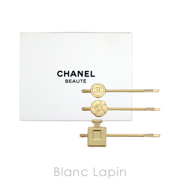 ノベルティ】 シャネル CHANEL ヘアピンセット カメリア #ゴールド