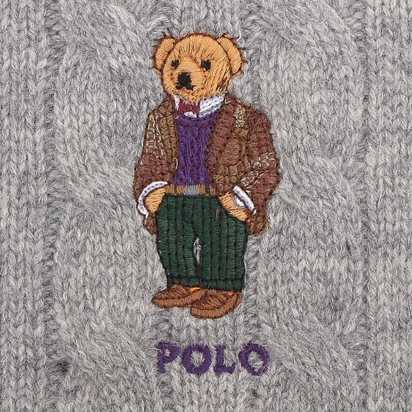 ポロラルフローレン マフラー グレー メンズ レディース ユニセックス