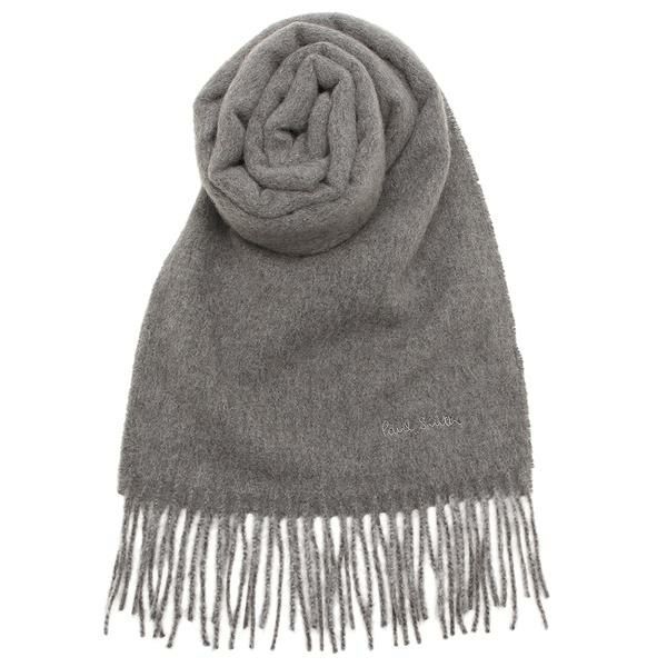 ポールスミス マフラー グレー メンズ レディース ユニセックス PAUL