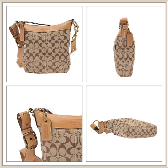 コーチ ショルダーバッグ 斜めがけ COACH ニューシグネチャー ダッフル