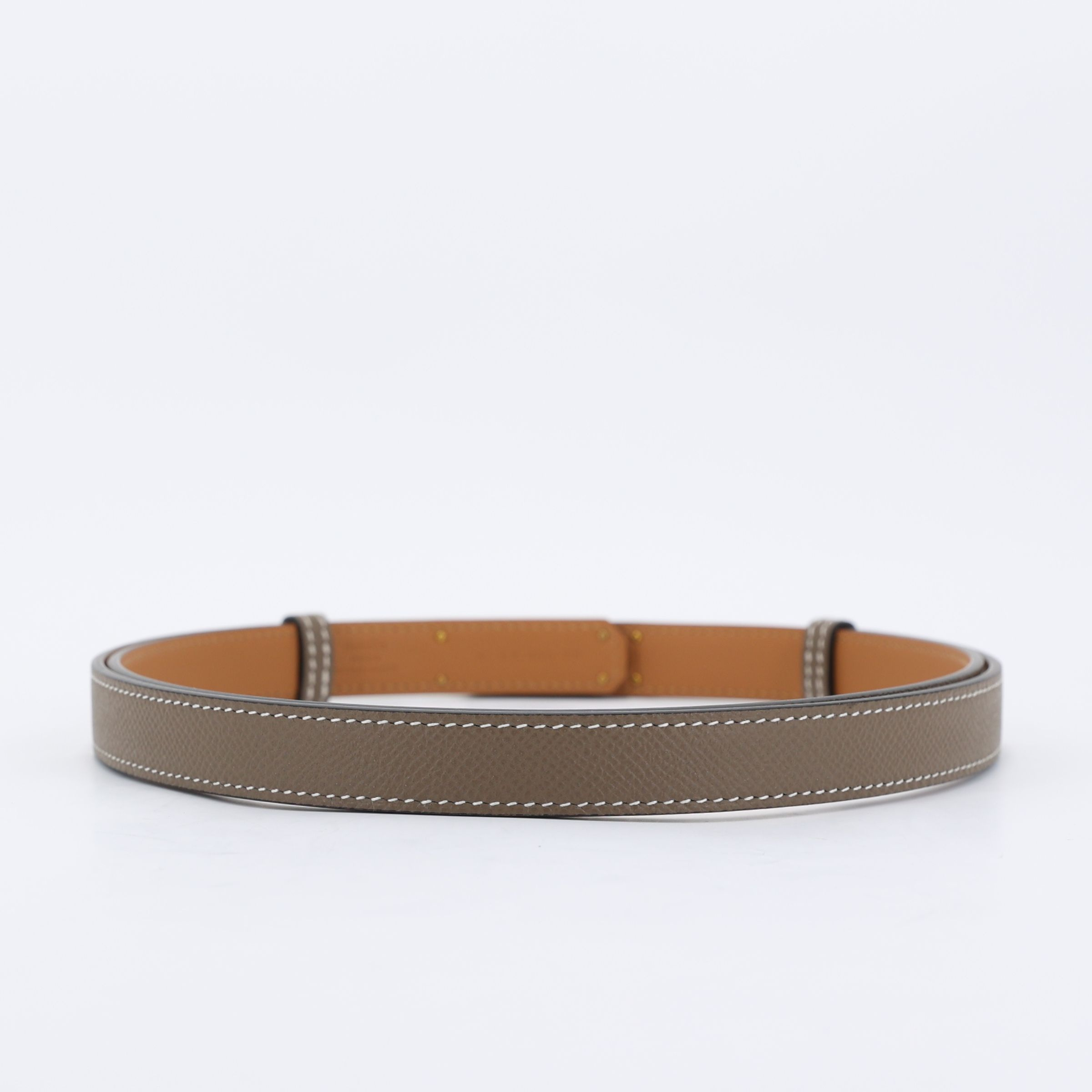 ランク N 新品 HERMÈS エルメス ケリーベルト エトゥープ (18