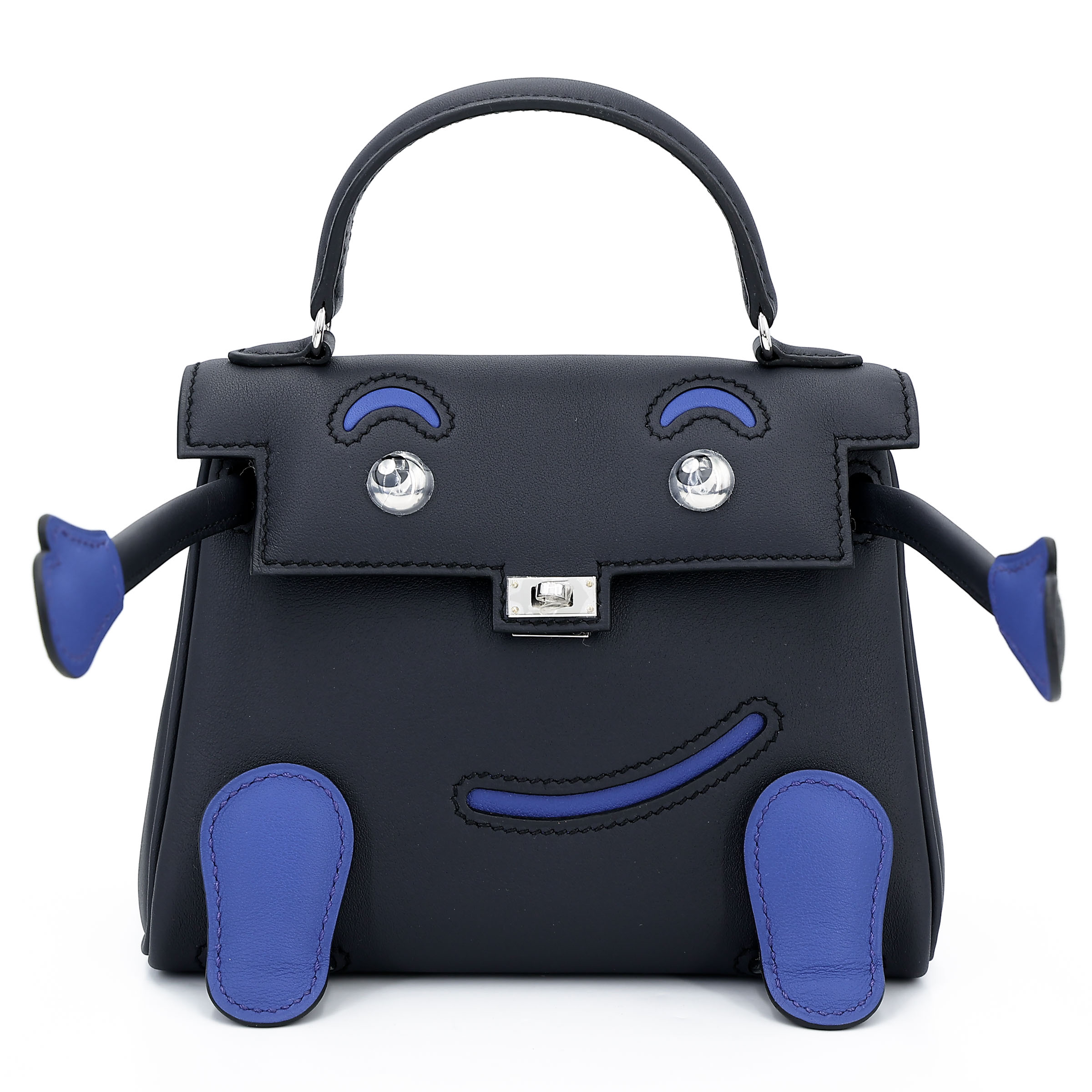 ランク N 新品 HERMÈS エルメス 限定品 ケリードール ブルーインディゴ