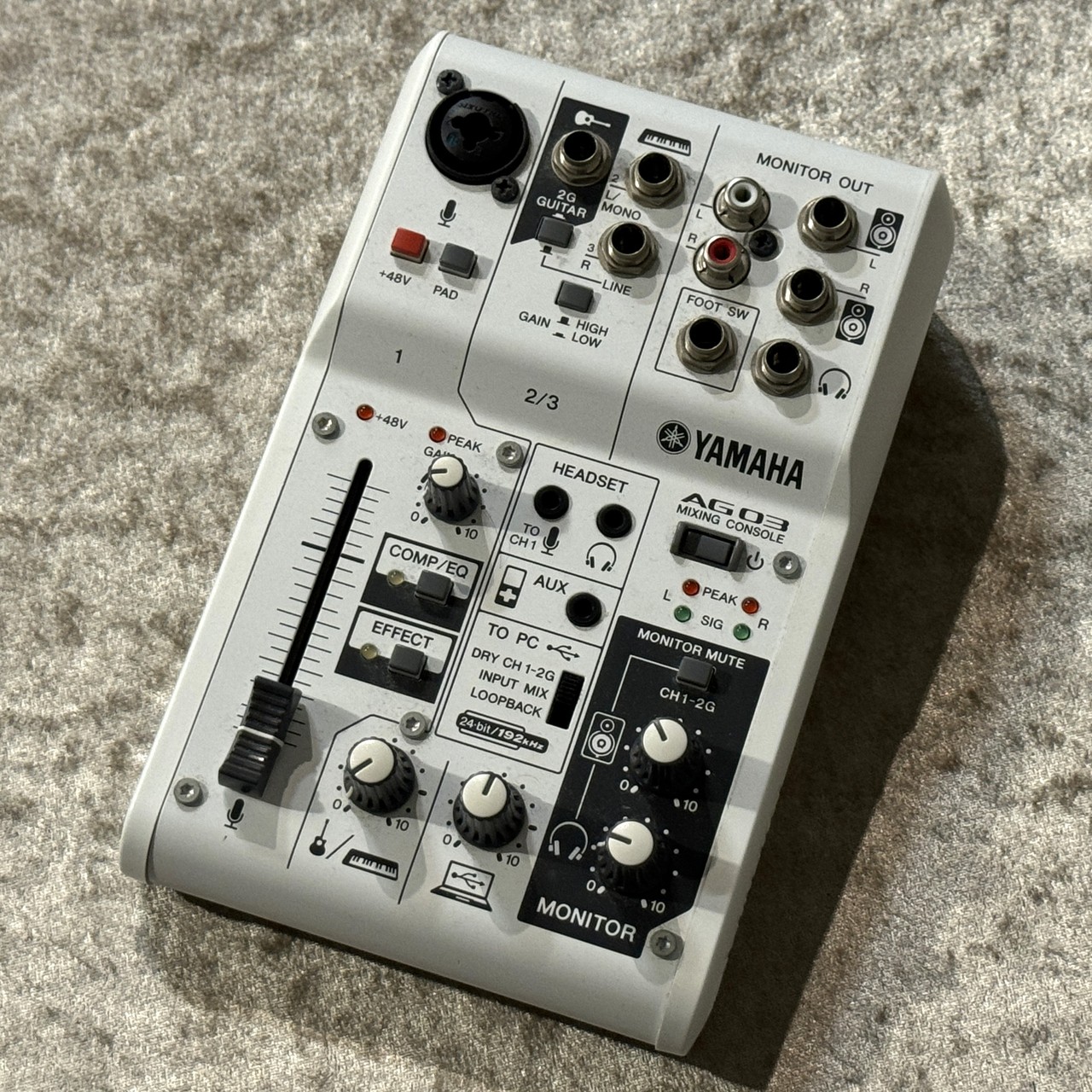 ヤマハ AG03 箱なし YAMAHA AG03 オーディオインターフェース 箱無し