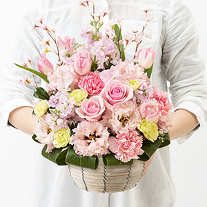 アレンジメント「Classy Spring～桜咲く春～」｜桜・桃・梅特集