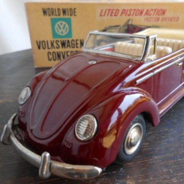 傑作☆精巧！超希少！フォルクス ワーゲン ビートル 野村トーイ ブリキ