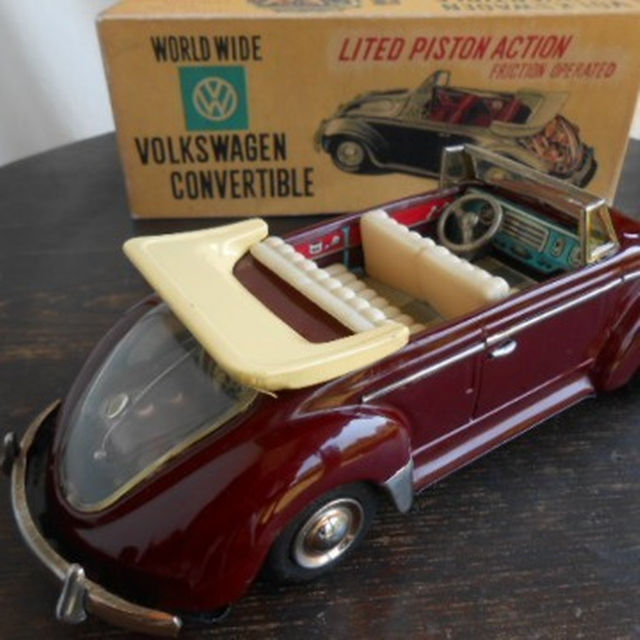 傑作☆精巧！超希少！フォルクス ワーゲン ビートル 野村トーイ ブリキ