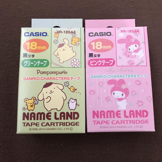 CASIO - カシオ ネームランド サンリオキャラクターテープ2個セット
