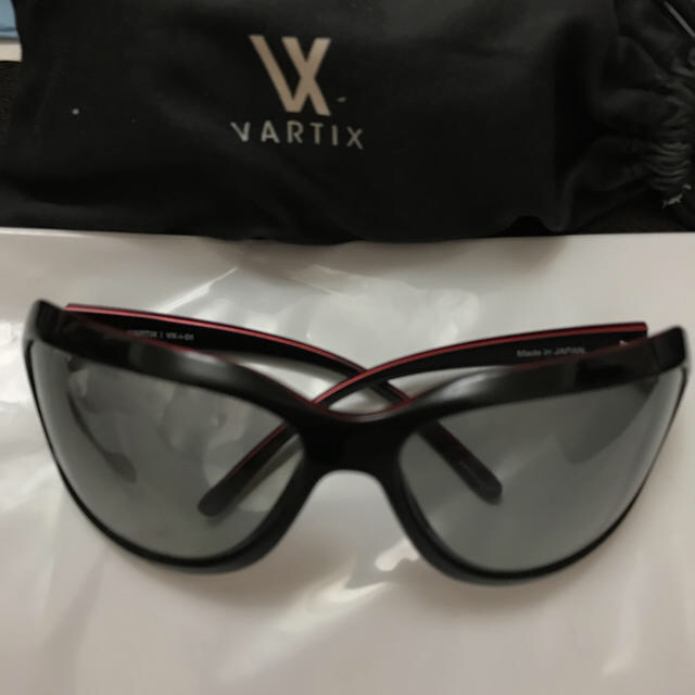 VARTIX VX-i-01 サングラス ブラック×レッド GACKT着用モデル Gackt