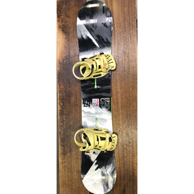 週末割！BURTON TWIN 151cm burton Custom Mセット スノーボードセット