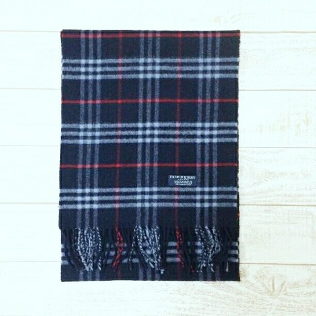 BURBERRY - カシミア100% バーバリーマフラー ストール カシミヤ