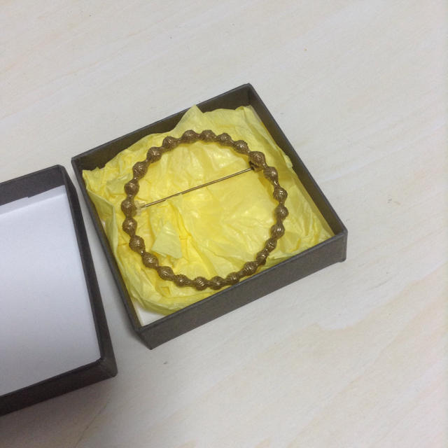 mina perhonen - ミナペルホネン タンバリン ブローチ アンティーク